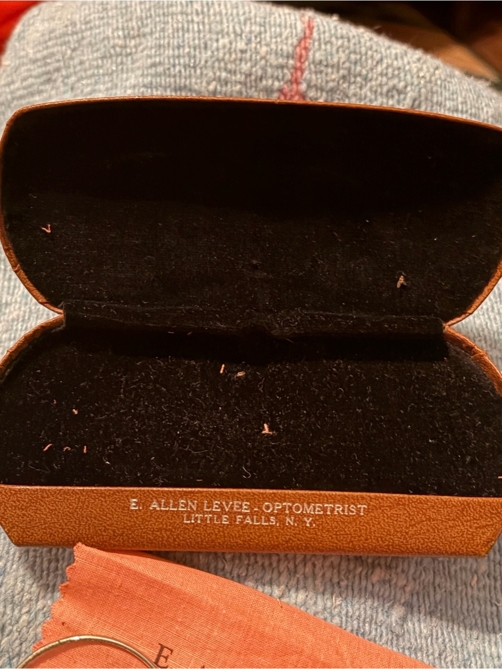 Vintage Round Wireframe Glasses with Case - gold Tone - Picture 8 of 14